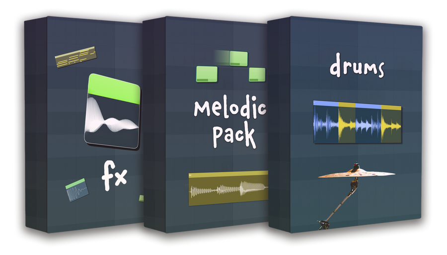 Synthet Sample Packs Bundle - FX, Melodic Pack and Drums